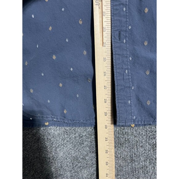 Volcom Shirt Button Down Men's Large Blue Short Sleeve - Picture 7 of 11